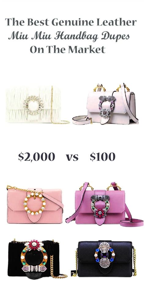 miu miu dupe bag|dupe handbags miumiyu.